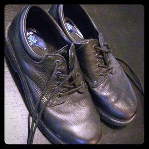Men's 12W Dr. Schools black dress shoes